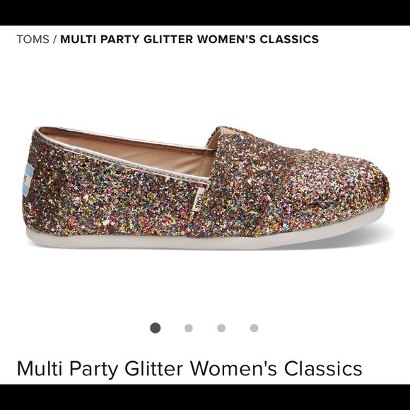 multi party glitter toms